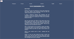 Desktop Screenshot of dadashri.org